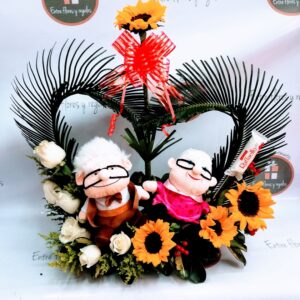 Girasoles,pareja de peluches regalos a domicilio en Quito