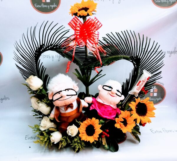 Girasoles,pareja de peluches regalos a domicilio en Quito
